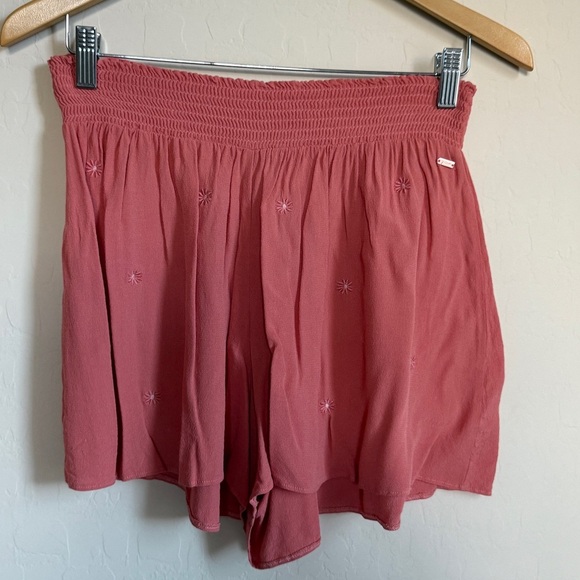 Victoria’s Secret PINK floral embroidered flowy boho casual shorts Women Large - Picture 2 of 8